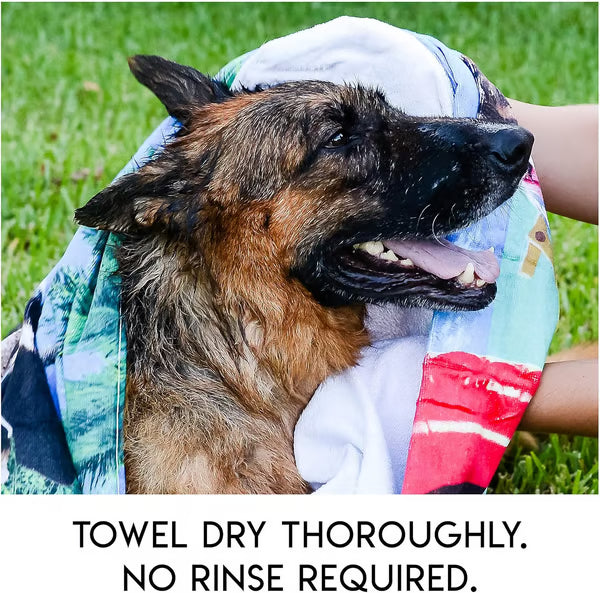 🔥 AEXZR®  Rinse-Free Dog Shampoo Mitts – Hypoallergenic Pet Bath Wipes | 6-Pack for Easy Grooming & Sparkling Clean Fur 🐶✨
