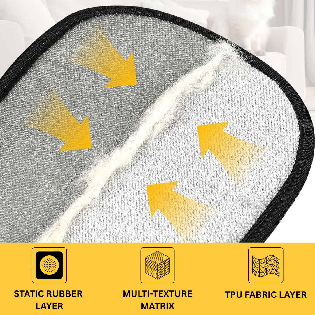 ⚡ Reusable Pet Hair Remover for Furniture, Car & Clothes | AEXZR® Pet Magic Grooming Glove